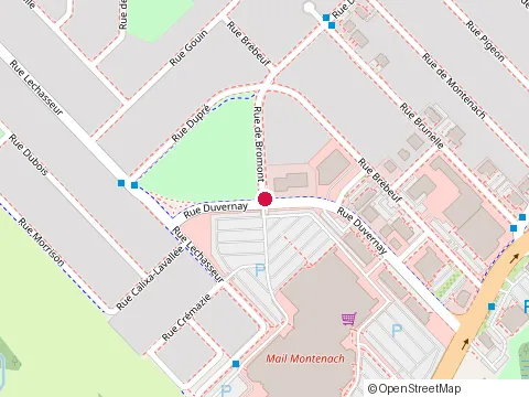 Location of les Maison Olivier at 265 Rue Duvernay, Beloeil