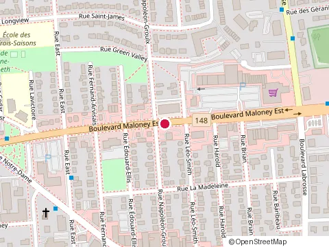 Location of les Rotisseries Fusee at 306 Maloney Boulevard E, Gatineau