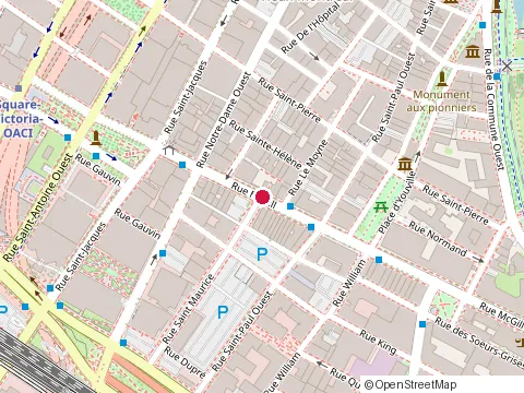 Location of Louigi Restaurant Regd at 444 Rue Mcgill, Montréal