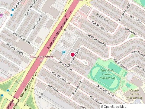 Location of Luigi Barone at 7611 Place de Monastir, Saint-Léonard