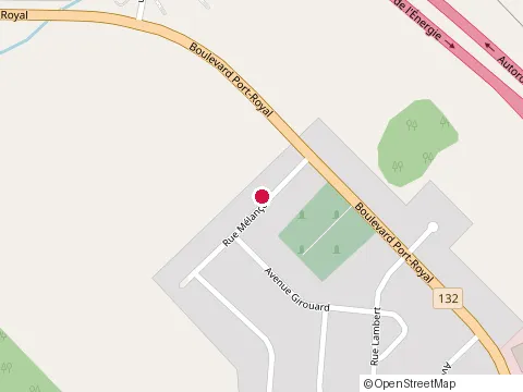 Location of Maconnerie Ylc at 17470 Rue Melancon, Bécancour