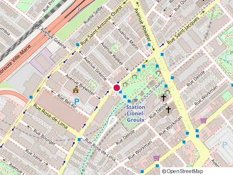 Location of Maitre Manuel Centurion at 3287 Rue Saint-Jacques, Montréal