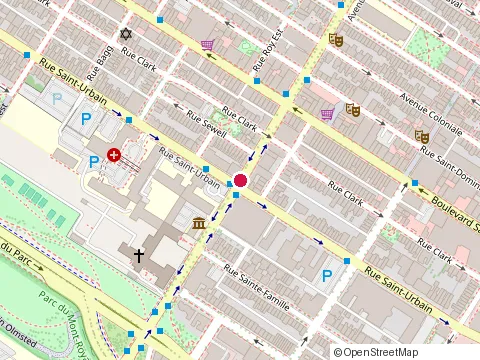 Location of Mamma'S Pizzeria at 75 avenue des Pins O, Montréal