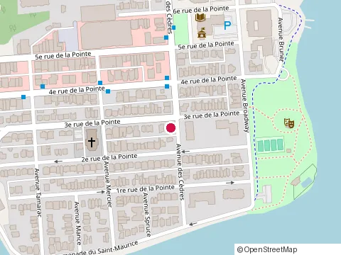 Location of Maurice Cloutier & Fils Ents at 388 avenue des Cedres, Shawinigan