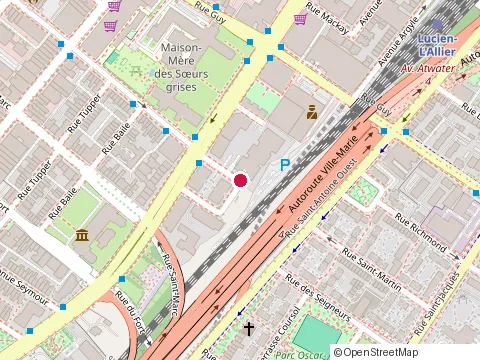 Location of Mc Gilton Johnston & Hodess at 1070 Rue Saint-Mathieu, Montréal