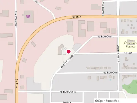 Location of Menuiserie Chibougamau Inc at 845 5E St, Chibougamau