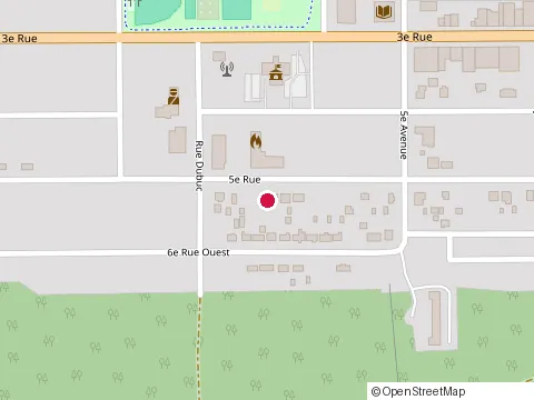 Location of Modernisations Marc Bergeron at 618 6E Rue O, Chibougamau