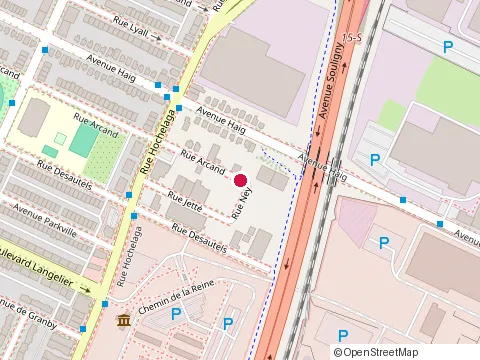 Location of Morisette & Thomas Inc at 2425 Rue Arcand, Montréal