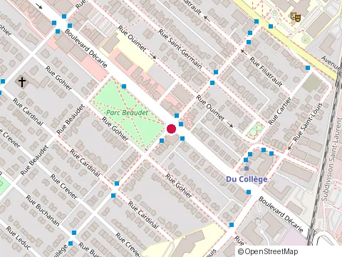 Location of Nabih Srougi at 1500 Rue du College, Saint-Laurent