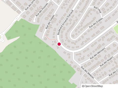Emplacement de Nathalie Michaud Osteopathe Physiotherapeute au 382 boulevard Armand-Theriault, Rivière-du-Loup
