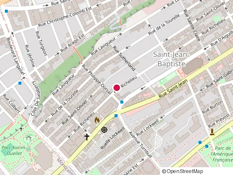 Location of Nevel Fol Inc at 205 Rue Richelieu, Québec