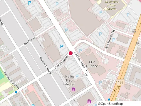 Location of Ongles en Fantaisie at 50 Rue Beaucage, Québec