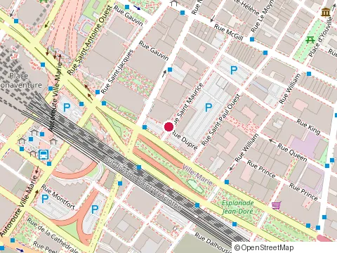 Location of Patrimoniale d'Amerique Inc at 740 Rue Saint-Maurice, Montréal