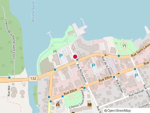 Location of Pied du Quai at 2 Rue Richardson, Beauharnois
