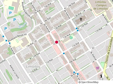 Location of Pizzedelic at 1166 3E Av, Québec