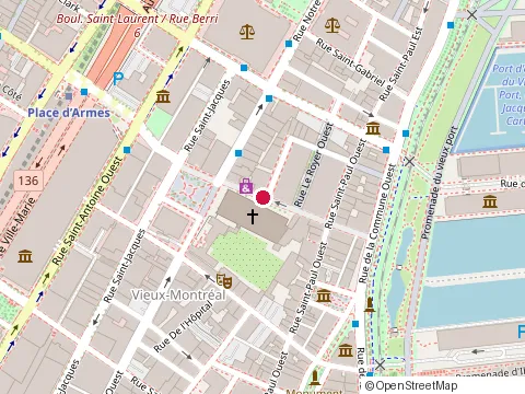 Location of Poupart & Poupart at 84 Rue de Bresoles, Montréal