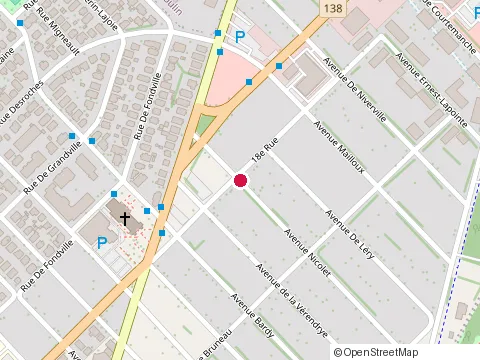 Location of Promutuel Levisienne-Orleans at 1715 avenue Nicolet, Québec