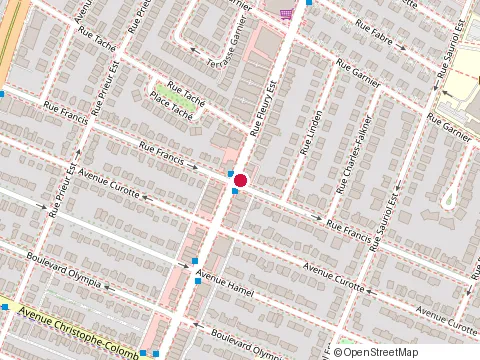 Location of Recettes Maison at 1596 Rue Fleury E, Montréal