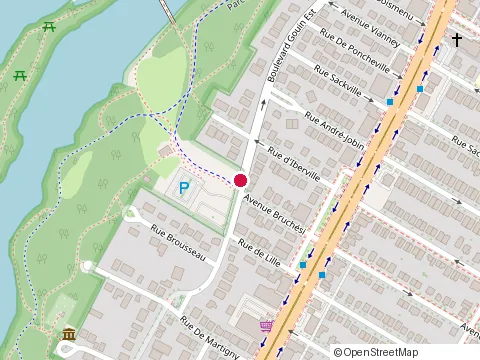Location of Recollet at 3295 boulevard Gouin O, Montréal