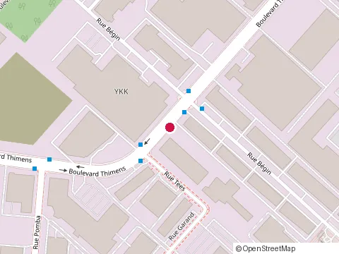 Location of Rendez-Vous Thimens at 4000 boulevard Thimens, Saint-Laurent
