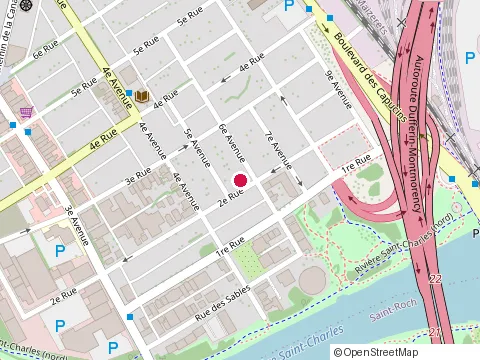 Location of Reno-Pro Gilles Lebel at 597 2E Rue, Québec