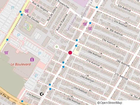 Location of Restaurant A la Canadienne at 4353 Rue Belanger, Montréal