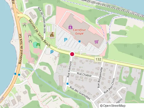 Location of Restaurant Bar le Bourlingueur at 39 Montee de Sandy Beach # 36, Gaspé