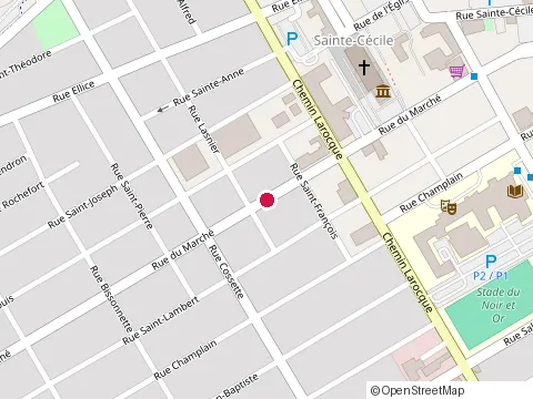 Location of Restaurant Bella Rive Pizzéria at 118  Rue  du Marché, Salaberry-de-Valleyfield