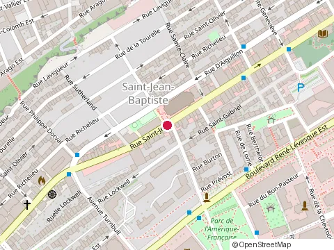 Location of Restaurant Bernier at 203 Rue St-Jean, Québec