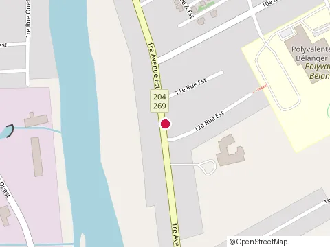 Location of Restaurant Buffet St-Martin at 168 1E Av E, Saint-Martin