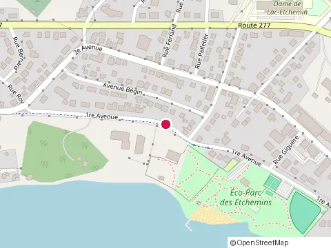 Location of Restaurant Chez Edith at 323 route 277 Rr 1, Lac-Etchemin