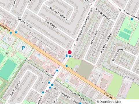 Location of Restaurant Chez Patato Enr at 16 boulevard des Champs-Fleuris, La Prairie