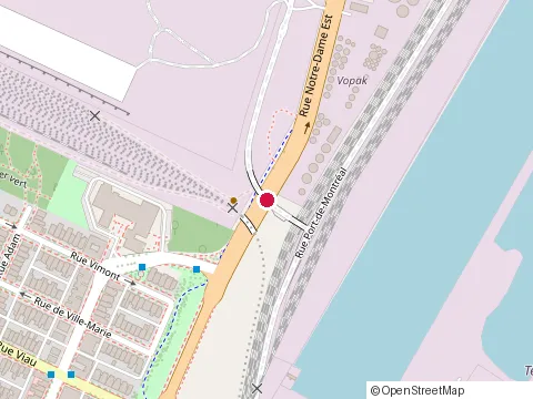 Location of Restaurant Chez Yolande at 5393 Rue Notre-Dame O, Montréal