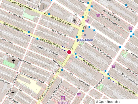 Location of Restaurant Dakao at 360 Rue Jean-Talon E # 1, Montréal