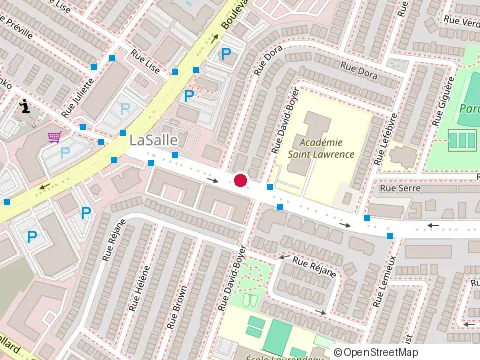 Location of Restaurant Eden Chinois at 1655 boulevard Shevchenko, LaSalle