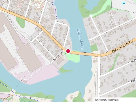 Location of Restaurant Feu Rouge Enr at 803 Rue Principale O, Magog