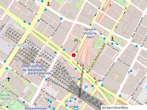 Location of Restaurant Ichiban at 741 avenue Viger O, Montréal