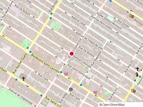 Location of Restaurant l'Harmonie d'Asie at 65 avenue Duluth E, Montréal