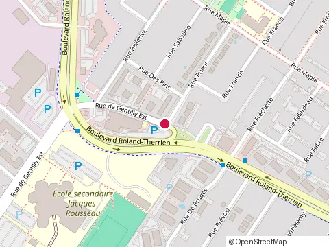 Location of Restaurant la Belle Province at 804 Rue de Gentilly E, Longueuil