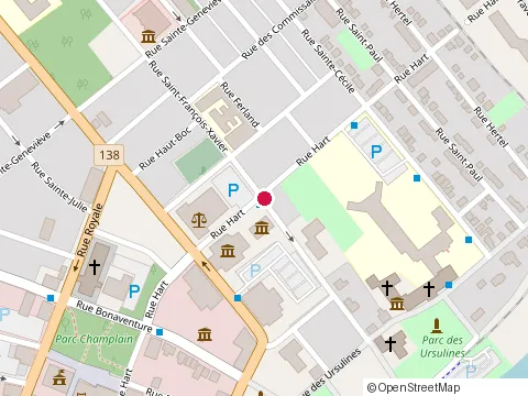 Location of Restaurant la Piazza at 142 Rue Saint-Francois-Xavier, Trois-Rivières