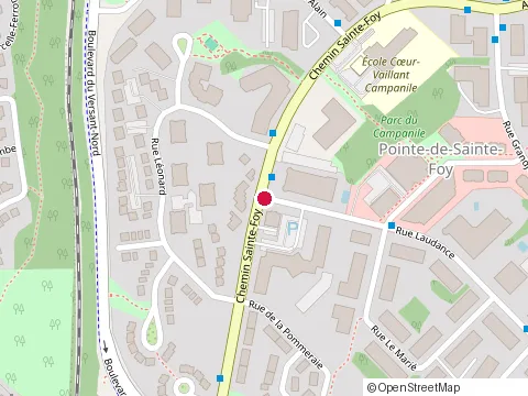 Location of Restaurant Laudance at 850 Rue Laudance, Sainte-Foy
