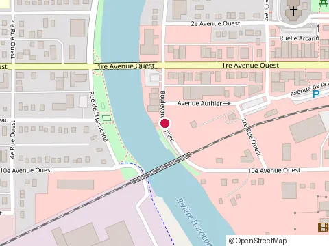 Location of Restaurant le Buffet at 41 boulevard Mercier, Amos