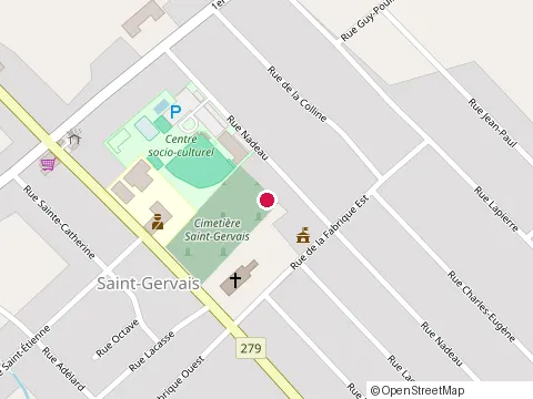 Location of Restaurant le Gervais at 12 Rue de la Fabrique O, Saint-Gervais