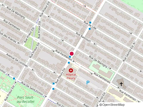 Location of Restaurant le Particulier at 2237 Rue Fleury E, Montréal
