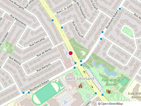 Location of Restaurant le Piment Fort at 8460 boulevard Lacordaire, Saint-Léonard