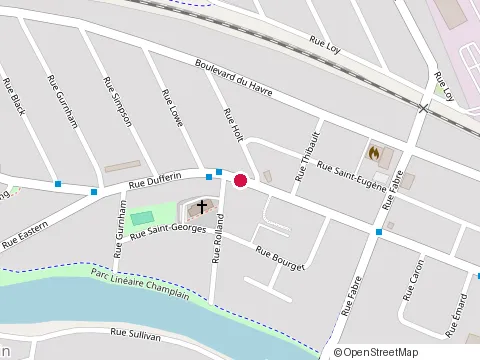 Location of Restaurant le Rond Point at 239 Rue Dufferin, Salaberry-de-Valleyfield