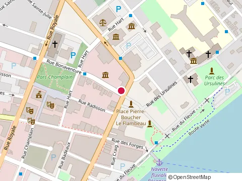 Location of Restaurant Menuet Oriental at 324 Rue Bonaventure, Trois-Rivières