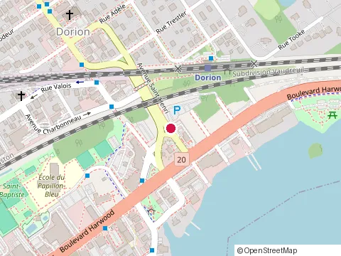 Location of Restaurant Patate Serge at 18 avenue Saint-Henri, Vaudreuil-Dorion