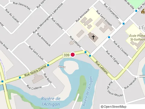 Location of Restaurant Phanie Bbq Enr at 154 Rue Notre-Dame, L'Épiphanie
