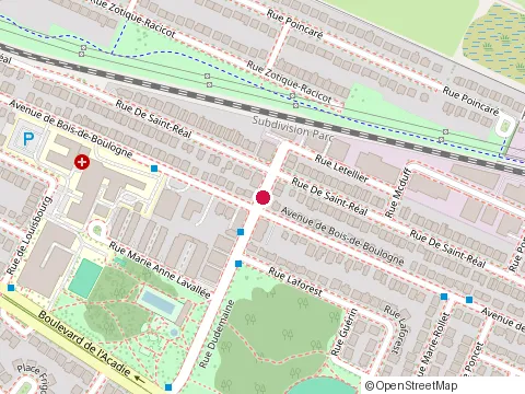 Location of Restaurant Zahle at 1465 Rue Dudemaine, Montréal